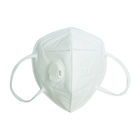 Máscara de poeira Valved descartável, máscara N95 dobrável do tamanho de pouco peso