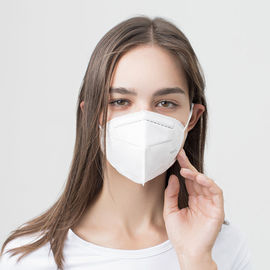 Máscara FFP2 de dobramento descartável da máscara KN95 médica respirável para ocasiões públicas