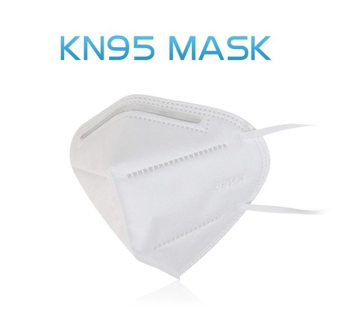 Máscara protetora do respirador da anti poeira descartável da tela da máscara protetora do vírus KN95