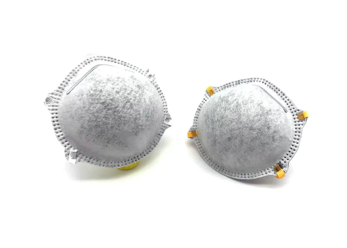 Valved Disposable Carbon Filter Face Mask High Efficiency Good Protective Effect