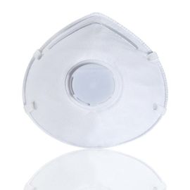 China Cor branca elegante uso Hypoallergenic da máscara de poeira de FFP1V somente do único fábrica