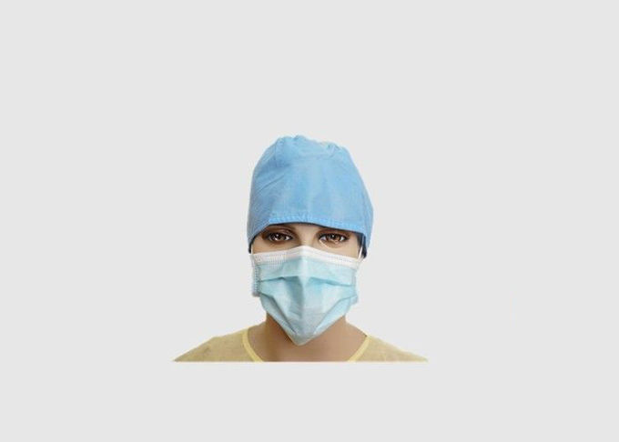Filtragem alta máscara protetora de 3 dobras, máscara protetora da prova da poeira com laço elástico da orelha