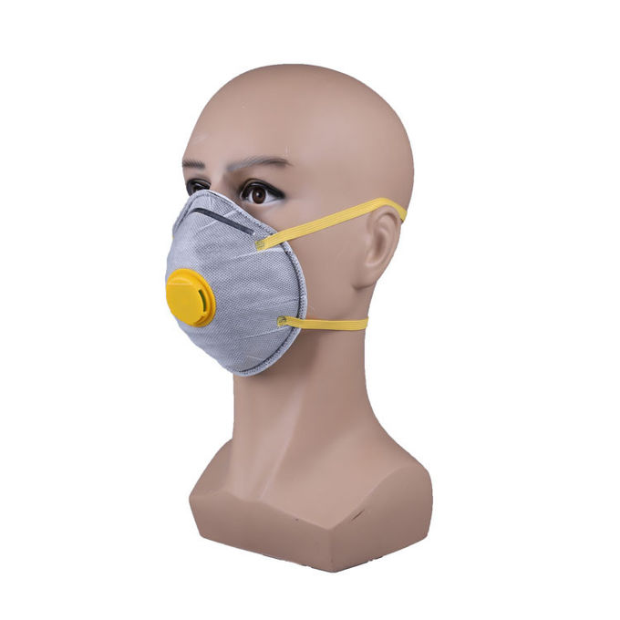 Cor personalizada do cinza da máscara de poeira da partícula máscara/4ply fina do copo FFP2