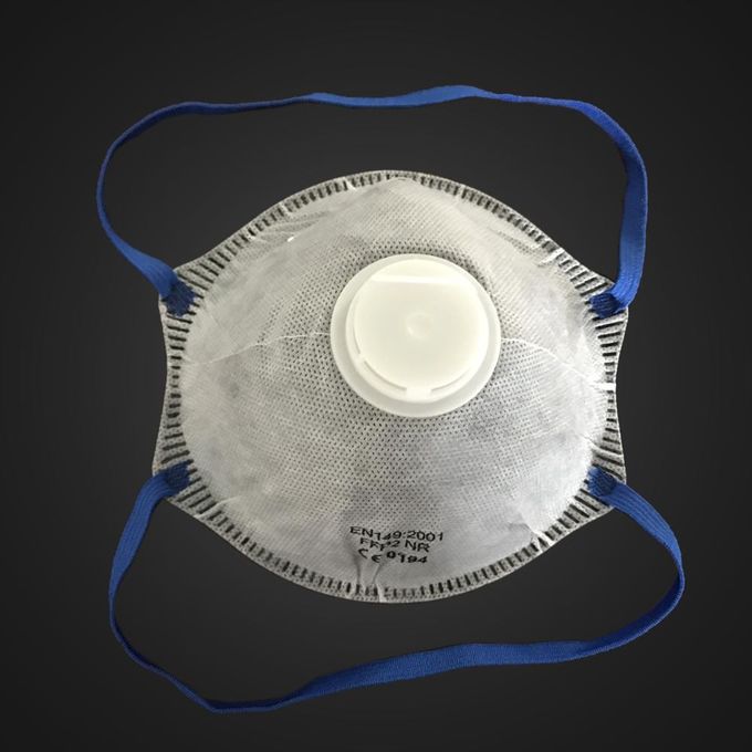 4 poeira ativada máscara da máscara do respirador da segurança do carbono do copo FFP2 da camada anti