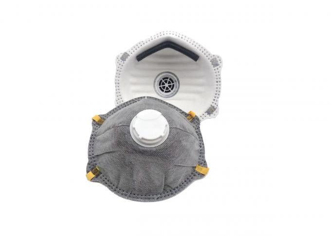 Respirador de filtro prático do carbono, máscara de poeira descartável para protetor pessoal